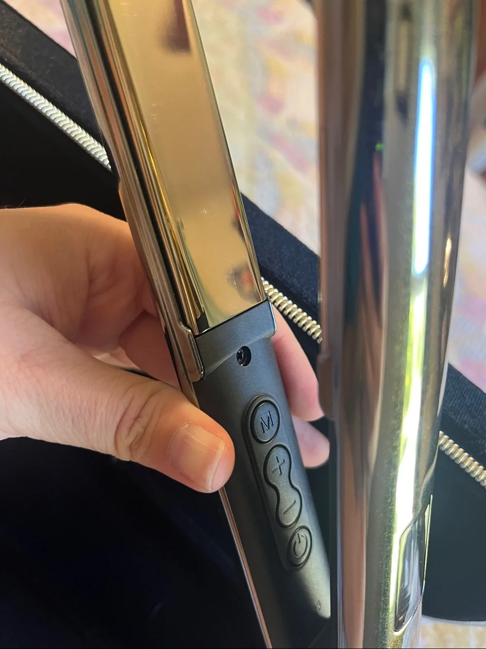 CHI Gold Flat Iron with Protective Case